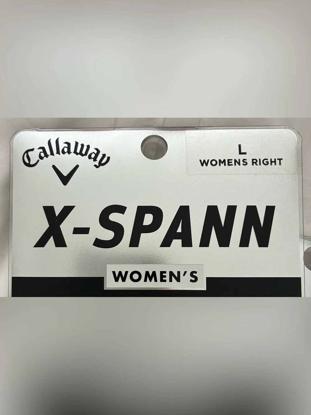 Callaway X-Spann Women's White Golf Glove - RIGHT HAND
